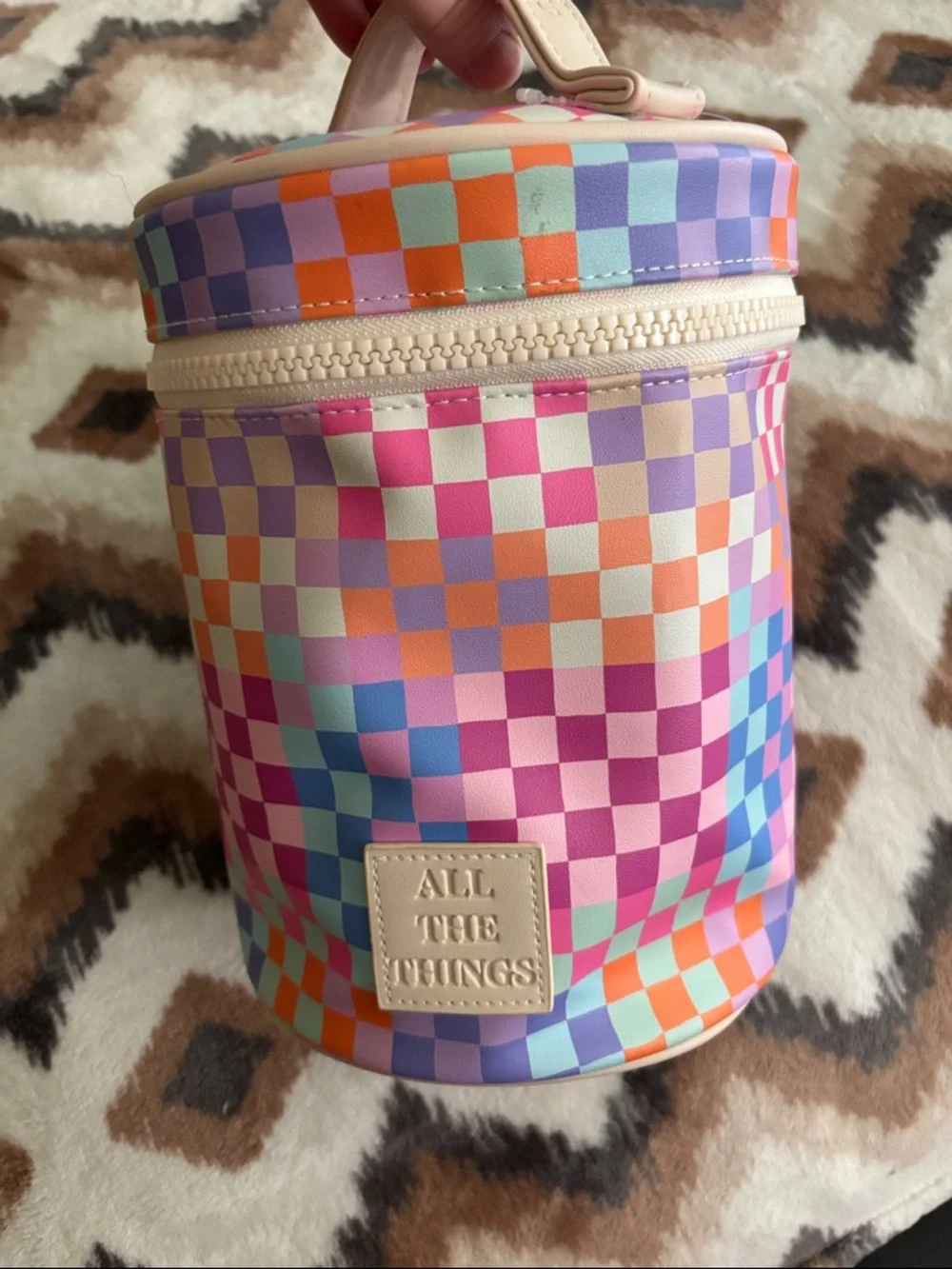 Barrel Toiletry Bag - Picture 1 of 6